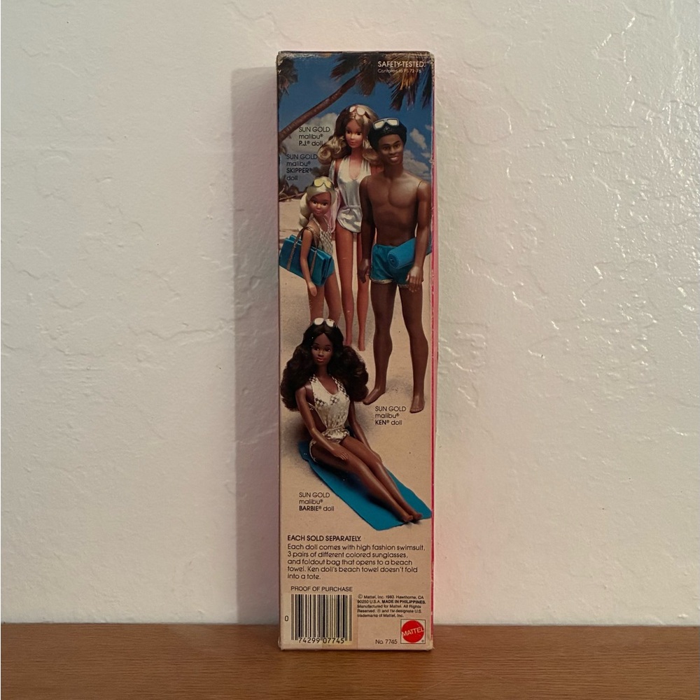 1983 Sun Gold Malibu Barbie Doll African American NRFB - Picture 2 of 10